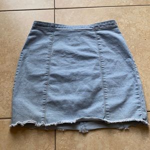 Cute Denim Mini Skirt